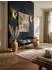 KADIMA DESIGN Sitzbank Patchwork Samt/Massivholz mehrfarbig 117x51x38cm