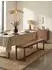 KADIMA DESIGN Sitzbank Mango Massivholz/Metall, ohne Lehne, 120x46x45cm