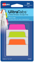 Avery Zweckform 74753, AVERY Zweckform UltraTabs Multi-Use Haftmarker farbsortiert 24