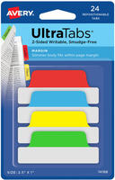 Avery Zweckform 74768, AVERY Zweckform UltraTabs Schmal Haftmarker farbsortiert...