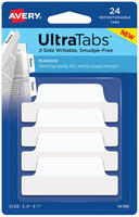 Avery Zweckform 74789, AVERY Zweckform UltraTabs Schmal Haftmarker wei&szlig; 24...