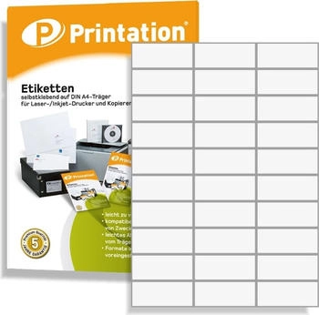 Printation Etiketten , selbstklebend , A4 (1367714)