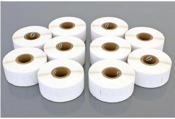 vhbw Set 10x Etiketten-Rolle 19mm x 51mm (220 Etiketten) kompatibel mit Dymo LabelWriter LW400 Turbo, LW450 Duo, LW450