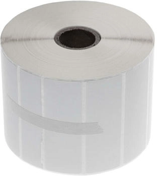 vhbw Thermo-Etiketten-Rolle 25,4mm x 76,2mm kompatibel mit Zebra S4M, TLP2742, TLP2242, TLP2642 - selbstklebend