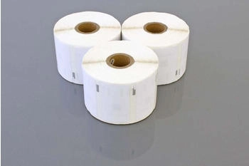vhbw Set 3x Etiketten-Rolle 57mm x 32mm (1000 Etiketten) kompatibel mit Dymo LabelWriter 310, 310 II, 320, 310 Turbo II Etiketten-Drucker