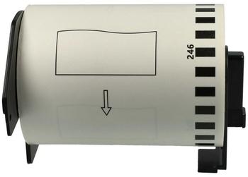 vhbw Etiketten-Rolle 103mm x 30,48m kompatibel mit Brother P-Touch QL 1110 NWBc, QL 1110 Series Etiketten-Drucker - Selbstklebend