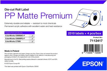 Epson PP Matte Label Premium 102mm x 51mm 7113417