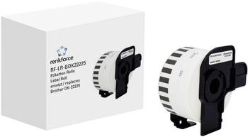 Renkforce Etiketten Rolle Kompatibel ersetzt Brother DK-22225 mm x . Papier Wei&szlig; . Standard Universal-Etiketten RF-6027524