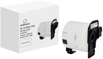 Renkforce Etiketten Rolle Kompatibel ersetzt Brother DK-11202 x 100 mm Papier Wei&szlig; 300 St. Standard Versand-Etiketten RF-6027498
