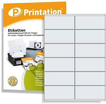 Printation Universal Etiketten selbstklebend a A4 (1367669)