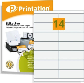 Printation Universal Etiketten selbstklebend (1558470-GP)