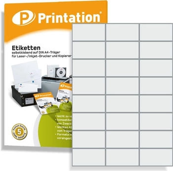 Printation weiß wetterfest Folien Etiketten A4 (1431529)