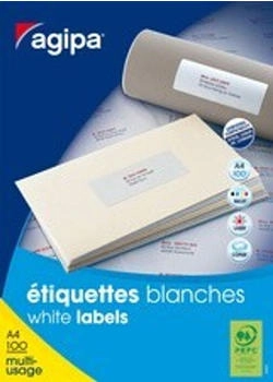 APLI Universal Etiketten 70 x 35 mm weiß rechteckig 2.400 Etiketten (119006)