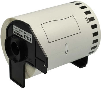 vhbw Etiketten-Rolle 103mm x 30,48m kompatibel mit Brother P-Touch QL 1050, QL 1050 N, QL 1060 N Etiketten-Drucker - Selbstklebend (179810427)