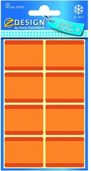 Avery 10 x Z-Design Tiefk&uuml;hletikett 36x28mm 40 Etiketten orange