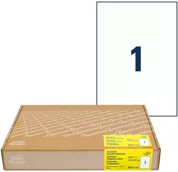Avery 300 Versandetiketten wei&szlig; 21,0 x 29,7 cm 1 Pack = 300 Blatt