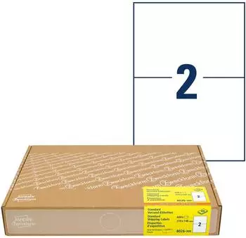 Avery 600 Versandetiketten weiß 21,0 x 14,8 cm 1 Pack = 300 Blatt