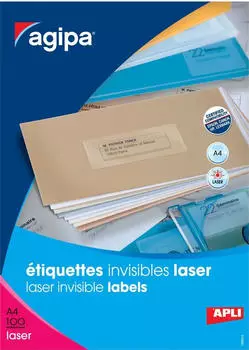 APLI Wetterfeste Etiketten 48,5 x 25,4 mm transparent (130142)