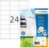 Herma Etiketten permanent 70 x 36 mm naturweiss 80 Bl 1920 Etik. - 10728