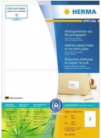 Herma 10735, Herma Etiketten Special 10735, wei&szlig; 199,6x143,5mm, rechteckig