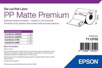 Epson PP Matte Label 105x152mm, Die-Cut (7113702)