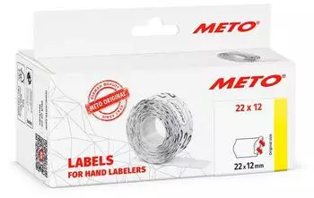 Meto Preisetiketten 22x12mm weiß, tiefkühl, 6000 Stück (9517182)