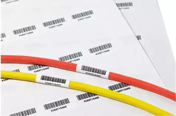 HellermannTyton TAG145LA4-1104-WHCL Etiketten für Thermotransferdrucker, weiß, selbstklebend (594-11040)