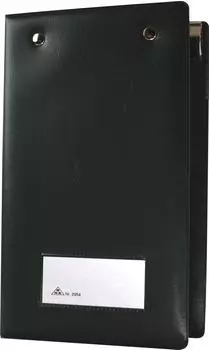 RNK Kassenblockh&uuml;lle 120x185mm, schwarz, Kunststoff (2954-9)