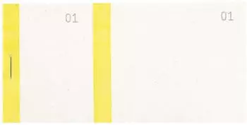 Exacompta Nummernblock 100 Blatt, gelb, 50er-Pack (96303E)