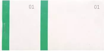 Exacompta Nummernblock Restaurant gr&uuml;n, 60x135mm, 100 Blatt, 50er-Pack (96305E)