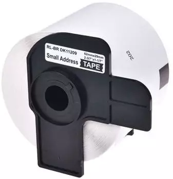 G&G Etikettenrolle kompatibel zu DK-11209, 29x62mm, wei&szlig;, 800 St&uuml;ck (14950)