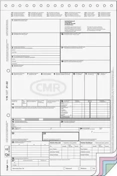 sigel Internationaler Frachtbrief (CMR) DIN A4, 4-fach Durchschlag (FB490)