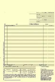 EICHNER Kfz-Auftragsformulare selbstdurchschreibend, 25 Blatt (9096-00199)