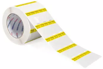 HellermannTyton Etiketten selbstlaminierend weiß/transparent, 1000 Stück (596-03322)