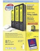 Avery Zweckform L4769-100, Avery Zweckform Avery L4769 Gelb 61 x 192 mm 400...