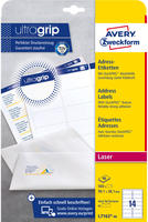 AVERY Zweckform L7163-40, AVERY Zweckform Adressetiketten L7163-40 wei&szlig; 99,1 x 38,1