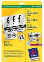 Avery Zweckform L6013-20 Typenschild-Etiketten, 20 St&uuml;ck