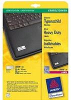 AVERY Zweckform L6008-20, AVERY Zweckform Typenschildetiketten L6008-20 silber 25,4 x
