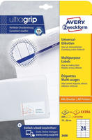 AVERY Zweckform 3490, AVERY Zweckform Etiketten 3490 wei&szlig; 70,0 x 36,0 mm, 30 Blatt