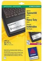 AVERY Zweckform L6012-20, AVERY Zweckform Typenschildetiketten L6012-20 silber 96,0 x