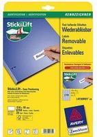 AVERY Zweckform L4730REV-25, AVERY Zweckform Etiketten L4730REV-25 wei&szlig; 17,8 x 10,0