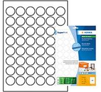 HERMA Etikett Movables 4387 30mm rund wei&szlig; 1.200 St./Pack.
