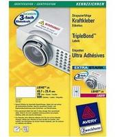 AVERY Zweckform L6140-20, AVERY Zweckform Folien-Kraftklebe-Etiketten L6140-20 wei&szlig;
