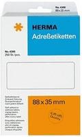Herma 4311, Herma 4311 endlos Adressetiketten f&uuml;r Schreibmaschinen 9.5x4.8 cm (1000