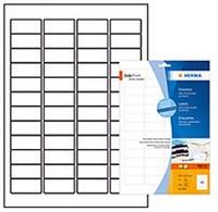 Herma Inkjet-Etiketten 8864, Special, wei&szlig;, 45,7 x 21,2mm, matt, 25 Blatt, 1200