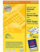 AVERY Zweckform 3669-200, AVERY Zweckform Etiketten 3669-200 wei&szlig; 70,0 x 50,8 mm,