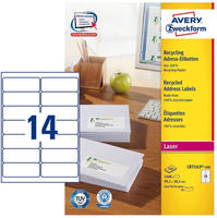 Avery Zweckform LR7163100, Avery Zweckform Avery ZF LFL-Etikette 99.1x38.1mm UW