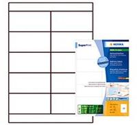 HERMA Premium - Papier - matt - permanent selbstklebend - wei&szlig; - 105 x 50.8 mm 2000