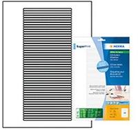 Herma 5078, Herma Etiketten f&uuml;r CD-Box A4 wei&szlig; 114,3x5,5 mm Papier matt 1200...