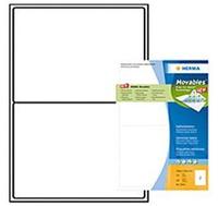 Herma 10314, Herma 10314 abl&ouml;sbar Universal-Etiketten 19.96x14.35 cm (100 Blatt (200
